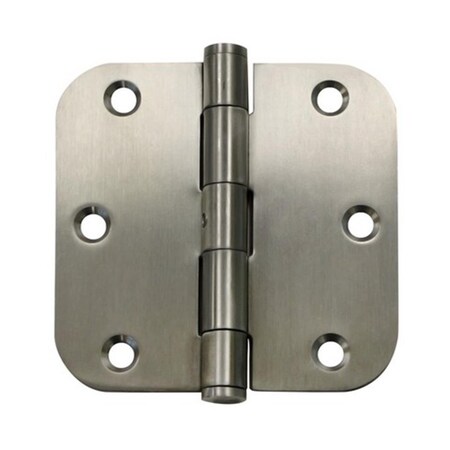 Patioplus 3.5 x 3.5 x 0.62 in. Radius Hinge, Satin Stainless Steel, 2PK PA1634115